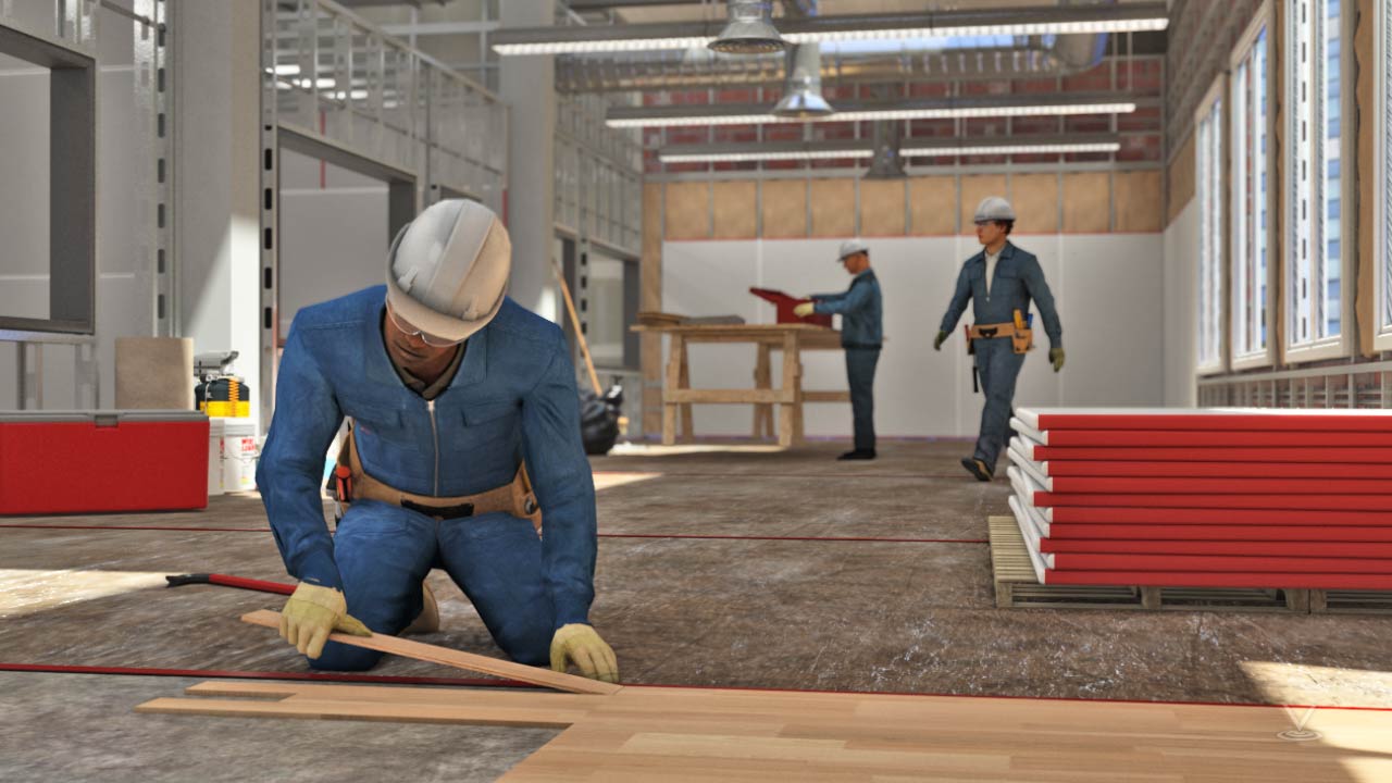 木工术通常发生在建筑面积。