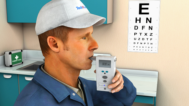 证据呼吸测试(EBT)设备可用于筛选和确认测试
