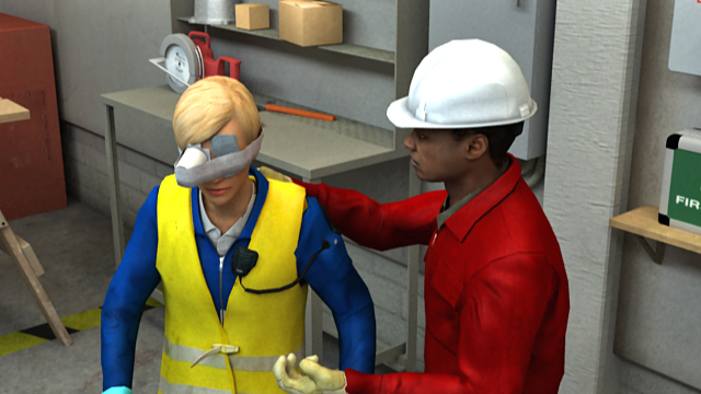 如果有人确实在工作中受伤，那么了解适当的PPE程序很重要