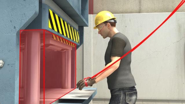 3D渲染主要作用的机器保护，保护从危险的移动部件