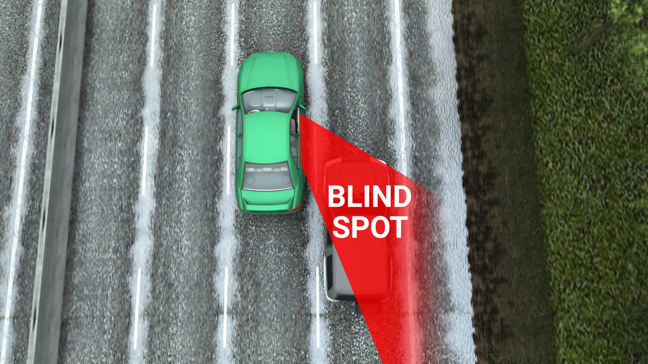 侧面擦撞事故可能是由于司机对交通间隙判断错误或车辆处于盲点时故意改变车道造成的。