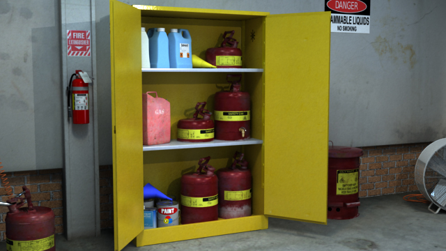 可燃液体具有特殊的处理和存储要求。