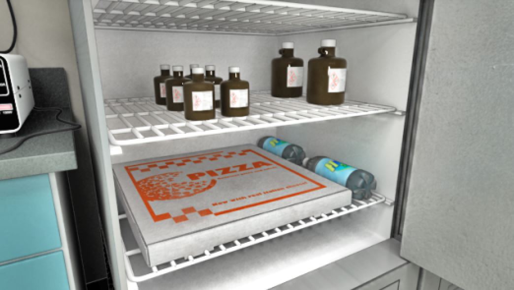 用于储存化学品的冰箱不应用于储存食品或饮料。