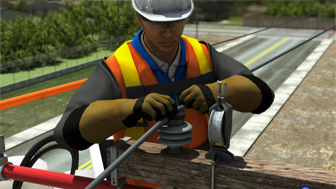 手套工作是一种在工人穿着特殊绝缘手套和有时袖子的工人上进行活力的电导线和设备的现场工作的方法。