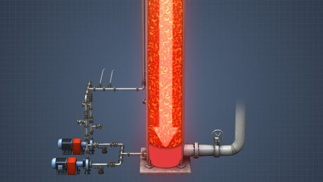 沸点的差异可用于收集两种污染的缩合物流，稀释的浓缩物流并浓缩。